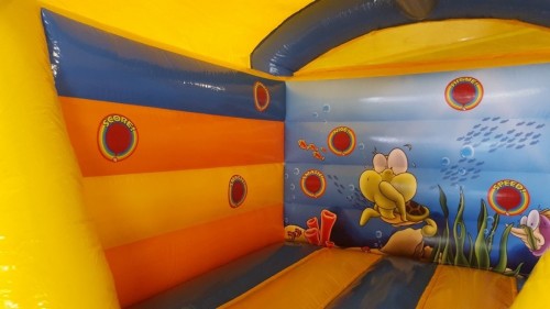 Springkussen Seaworld mini met dak